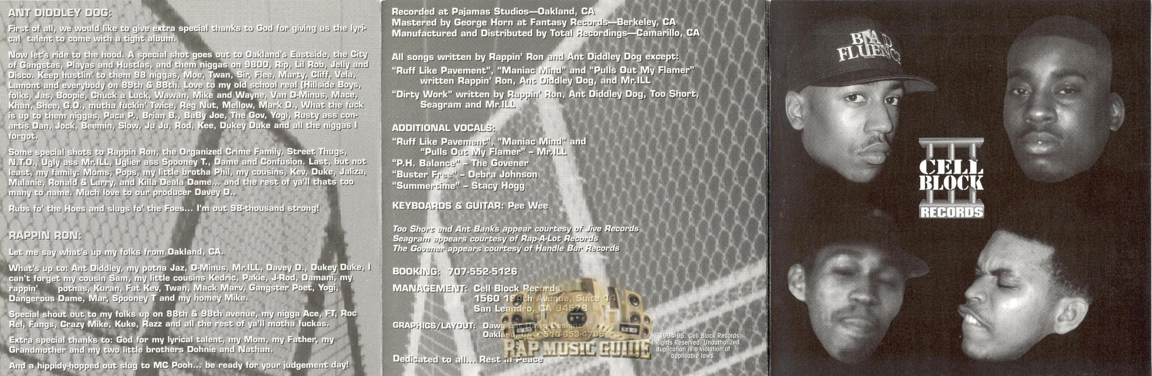 Rappin' Ron & Ant Diddley Dog - Bad N-Fluenz: Re-Release. CD | Rap